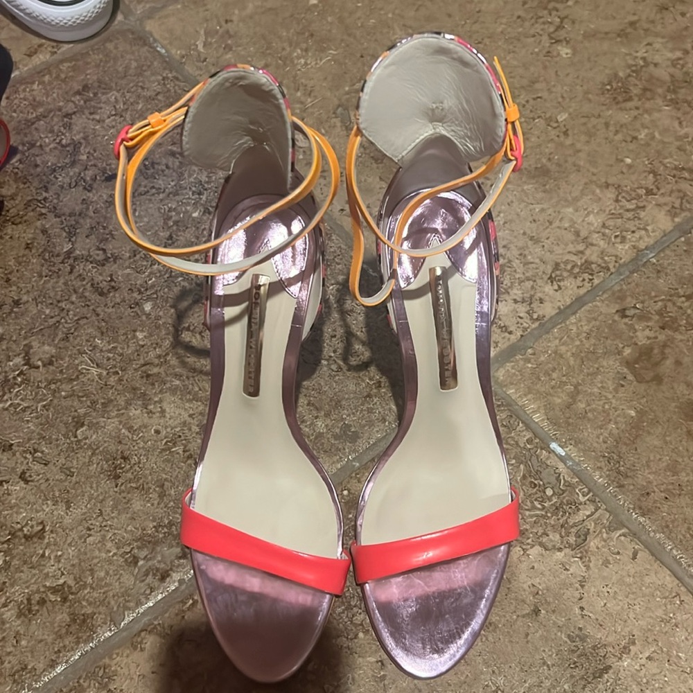 Sophia Webster knew without box, multicolor, leopard print heels, size 40